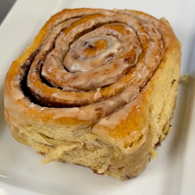 Spelt House Cinnamon Roll.