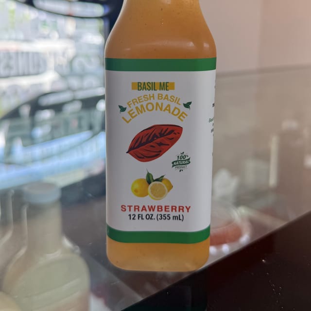 Strawberry Basil Me Lemonade.