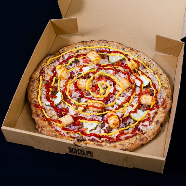 Cheeseburger Pizza.