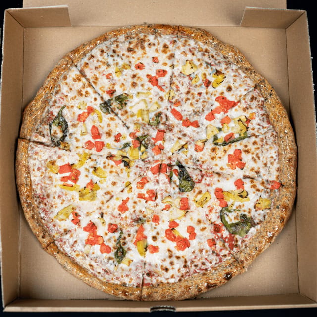 Spinach & Artichoke Pizza.